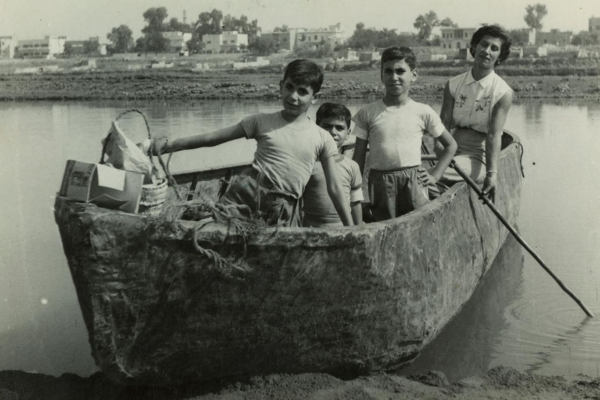 Photo courtesy of Maurice Shohet and family, as displayed in the Iraqi Jewish Archive exhibition arranged by the National Archives and Record Administration